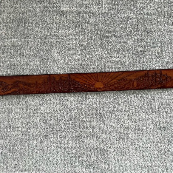 Vintage Leegin Genuine Leather Eagle Leatherworks Belt - Picture 4 of 8